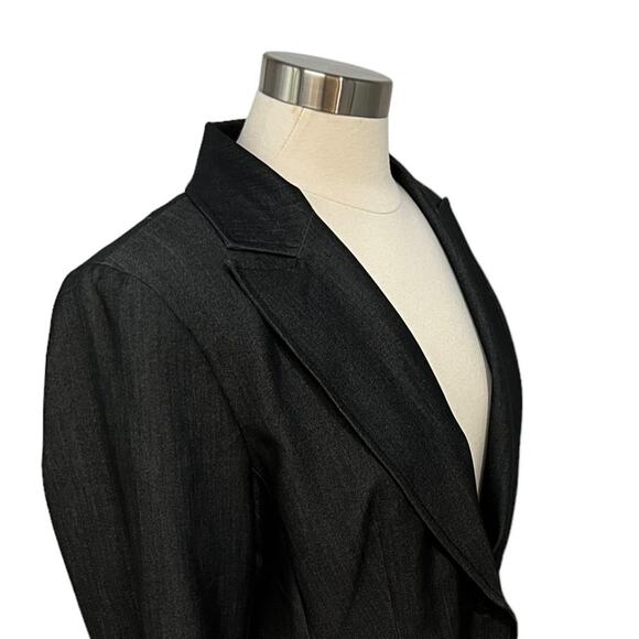 NINE WEST Black Blazer SZ 10 - Picture 5 of 11